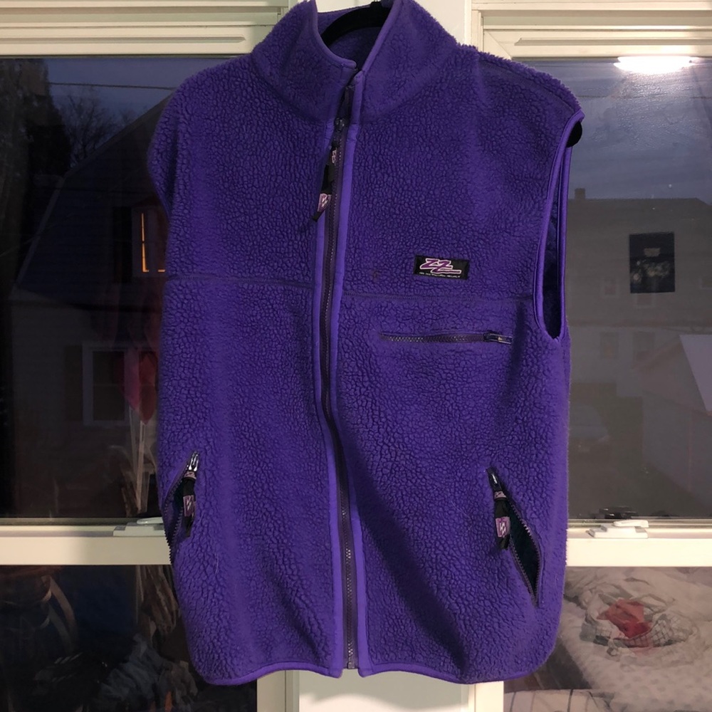 vintage purple vest